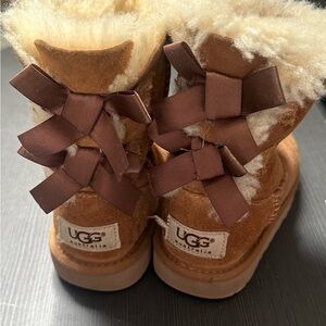 UGG Kids Boots with Brown Bows